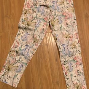 Floral business slacks